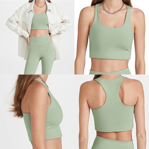girlfriend collective Other - ‼️SOLD‼️Girlfriend Collective Mint Green Agave Paloma Racerback Sports  Bra
